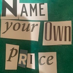 Name Your Own Price!!!  please make me an offer on any item in my inventory.